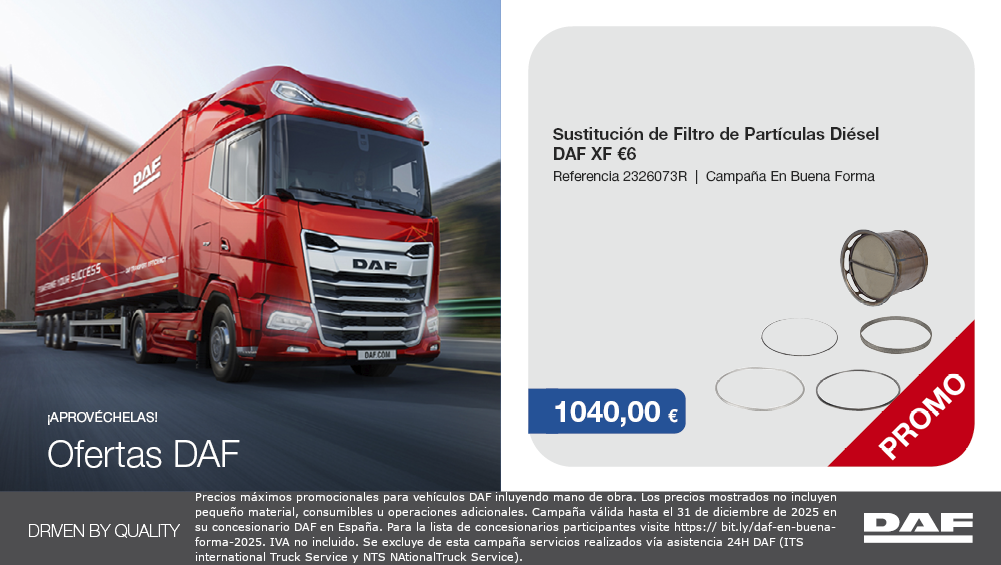 BF- Sustitución de Filtro de Partículas Diésel