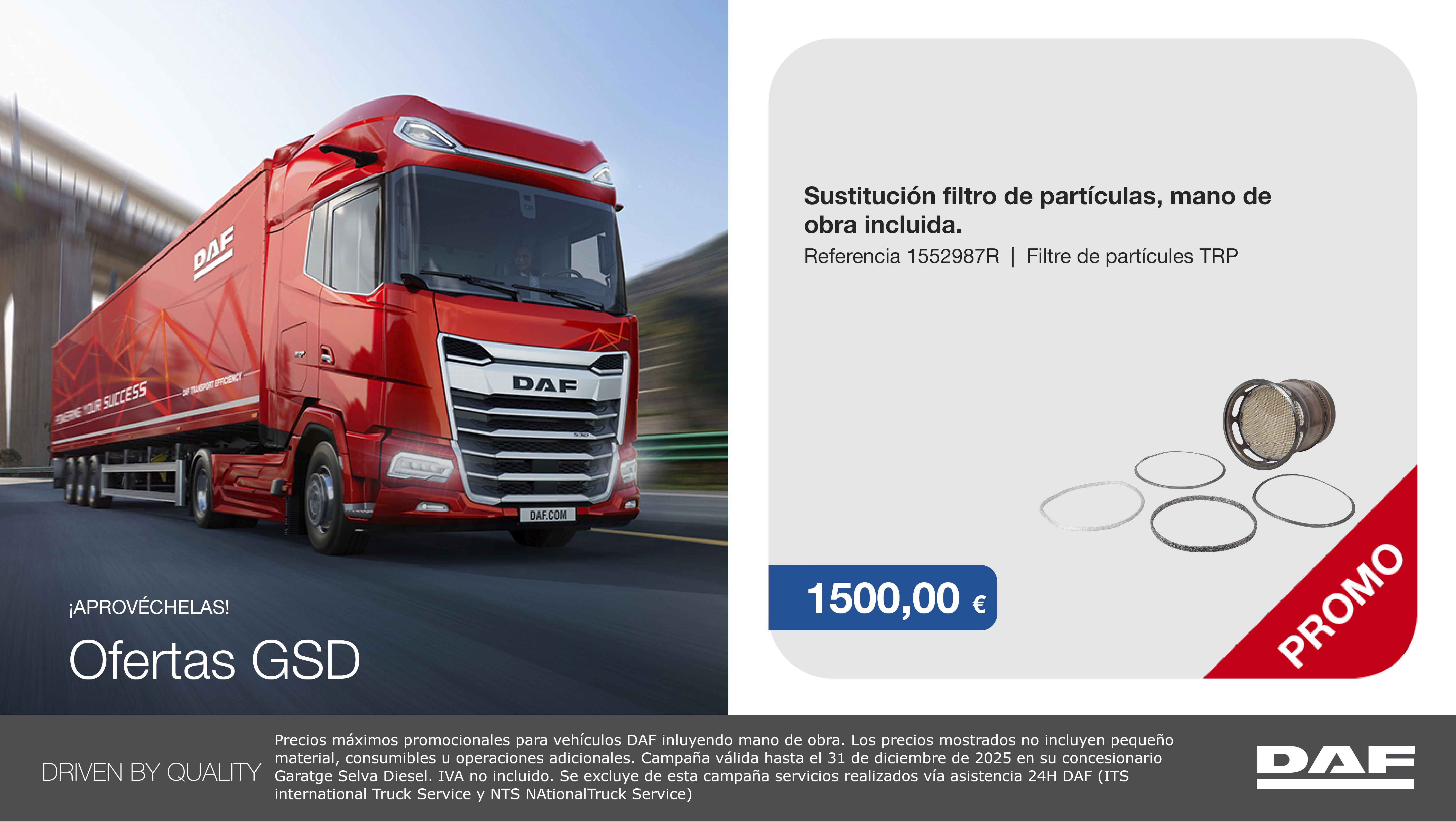 OGSD - Sustitución filtro de partículas