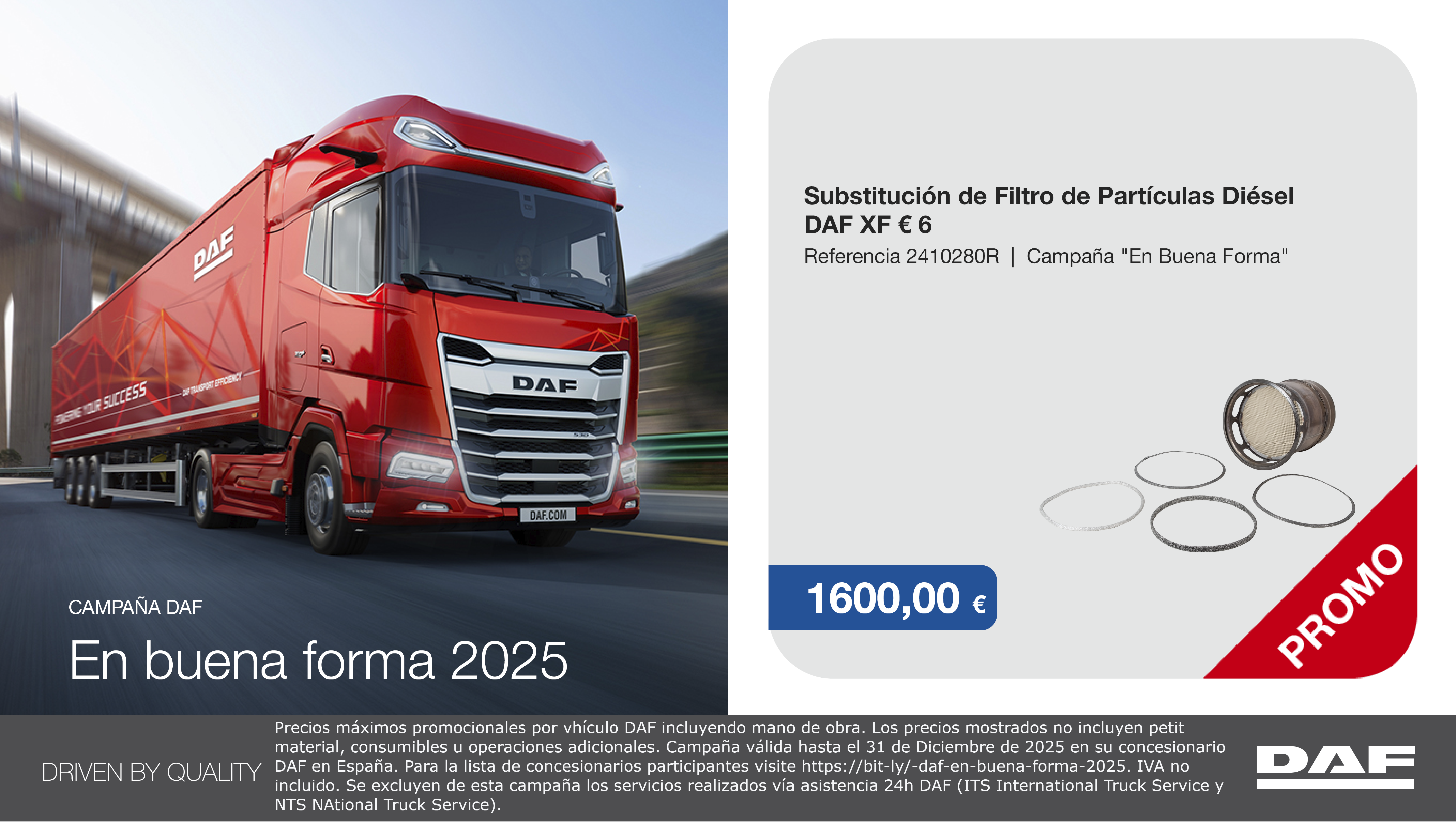 BF- Sustitución de Filtro de Partículas Diésel